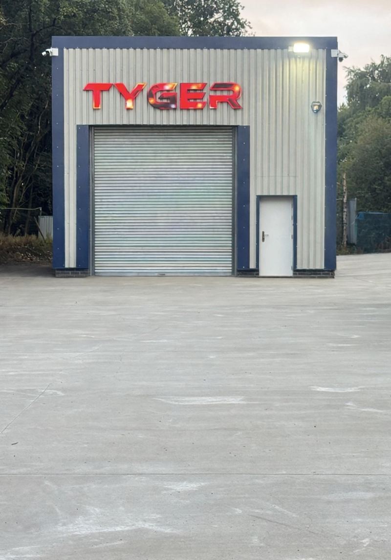 The Tyger Security unit in daylight